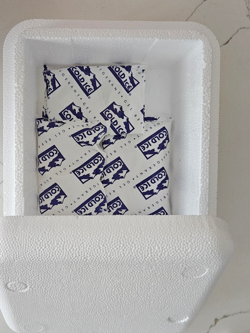 Mailer Cold Cooler / Ice Gel Packs
